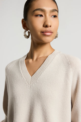 Cashmere, silk and wool jumper