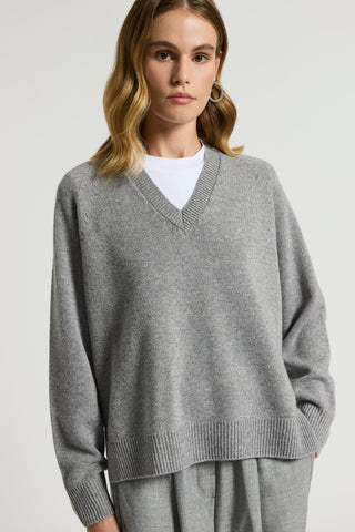 Maglia in lana seta cashmere