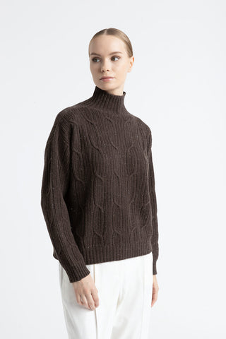 Wool, silk, cashmere sweater  