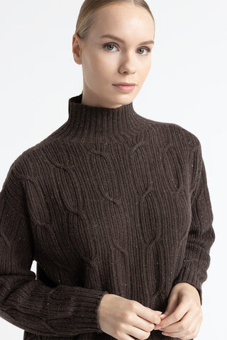 Wool, silk, cashmere sweater  