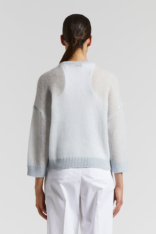 Virgin wool and alpaca tricot sweater