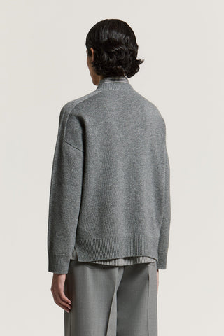 Maglia in lana, seta, cashmere e lamé