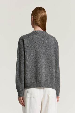 Maglia in lana, seta, cashmere e lamé