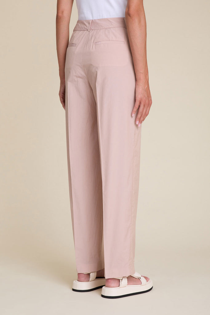 Loose relaxed trousers in Vela technical popeline  