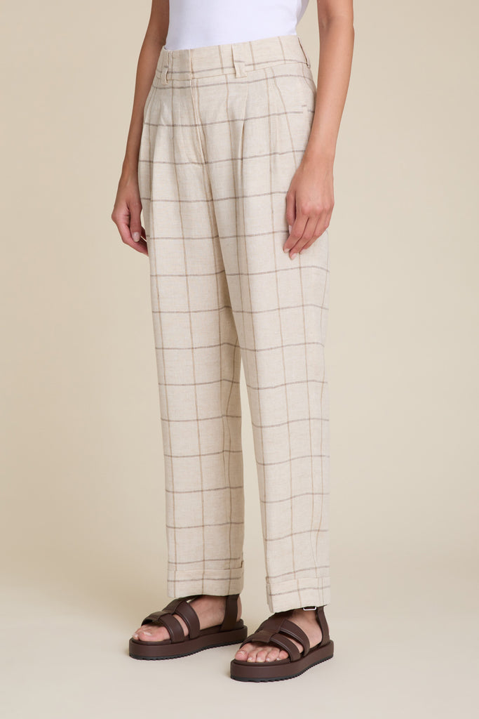Pure linen trousers  