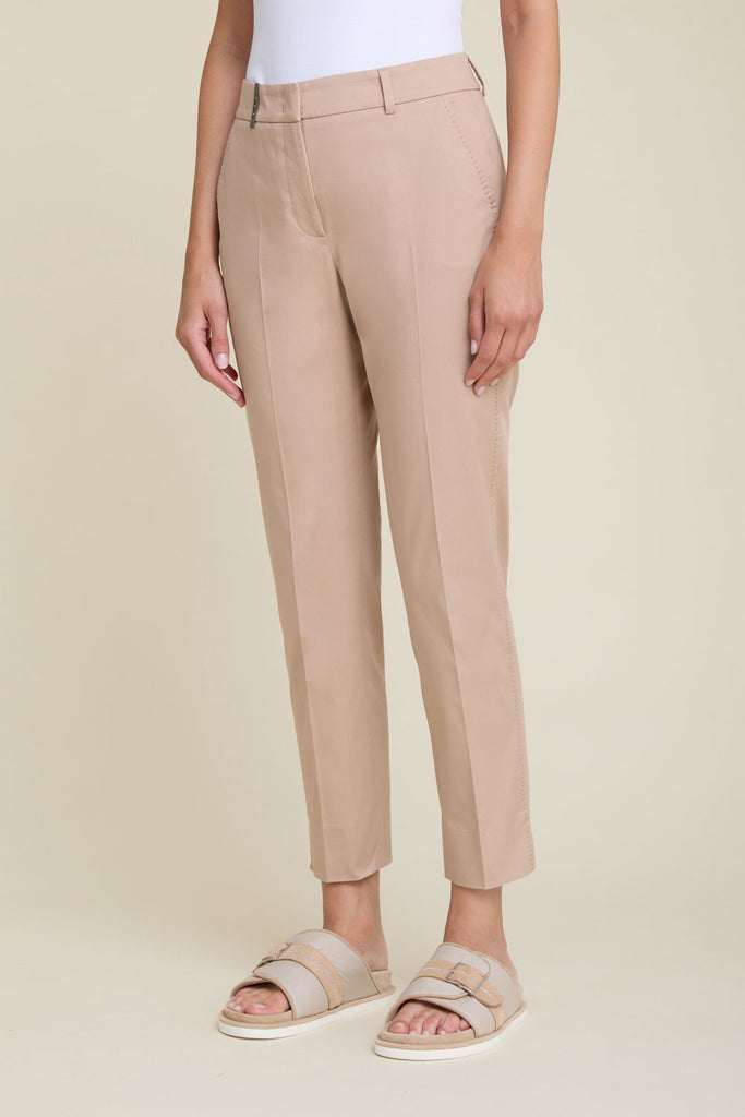 Iconic Fit trousers in  comfort cotton satin  