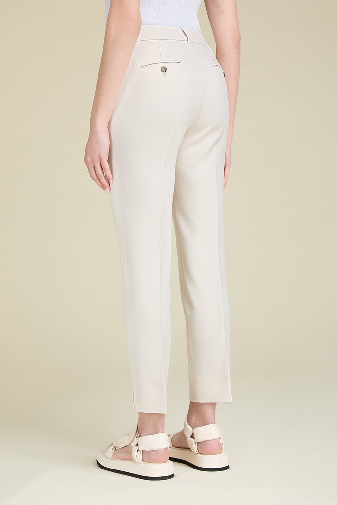 Tailored Iconic fit trousers in stretch cotton viscose blend  